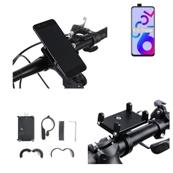 K-S-Trade für Coolpad Cool 6 Smartphone-Halterung, (Handyhalterung das Fahrrad Halter Lenkstange Fahrradhalterung) schwarz