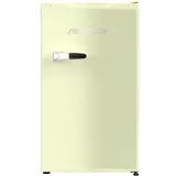 Respekta KG83C-52 Retro-Kühlschrank (92 l, 831 mm hoch,Creme)