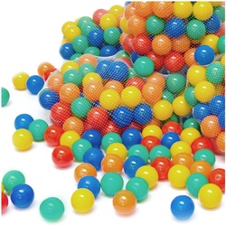 1000 bunte Bälle für Bällebad 7cm Babybälle Plastikbälle Baby Spielbälle