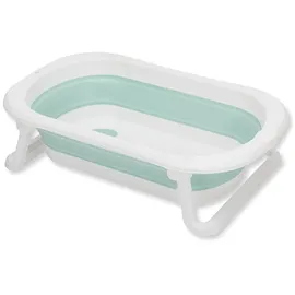 fillikid Faltbadewanne »Orca« Salbei/Weiß