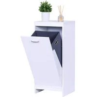 Relaxdays Wäscheschrank, mit 48 l, Wäschesack