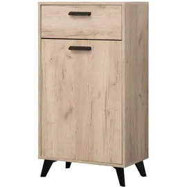 INOSIGN Umbria 53,5 x 101 x 35 cm grau / grau Eiche mit einer Schublade