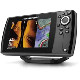 Humminbird Helix 7 G4 GPS Fischfinder mit Wandler, Dual Spectrum Chirp Sonar - Side Imaging