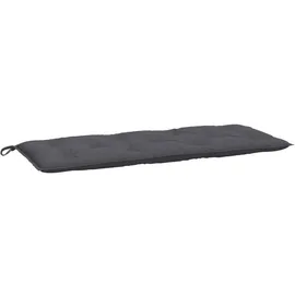 vidaXL Sitzauflage 120 x 50 x 7 cm anthrazit 2 St.