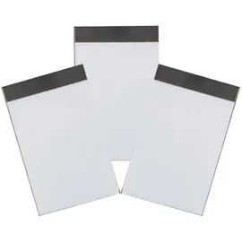Alassio 1009-3 - 3 Ersatzblöcke im DIN A8 für Notizblocketui, Blöcke mit je 50 Blatt, Block Größe ca. 9 x 5,5 cm, blanko
