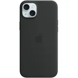 Apple Silikon Case mit MagSafe für iPhone 15 Plus schwarz