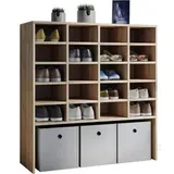 VCM Hinsol XL 92 x 99 x 33 cm 20 Fächer / roségold