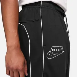 Nike Air Fleece Open Hem Jogginghose Schwarz XL