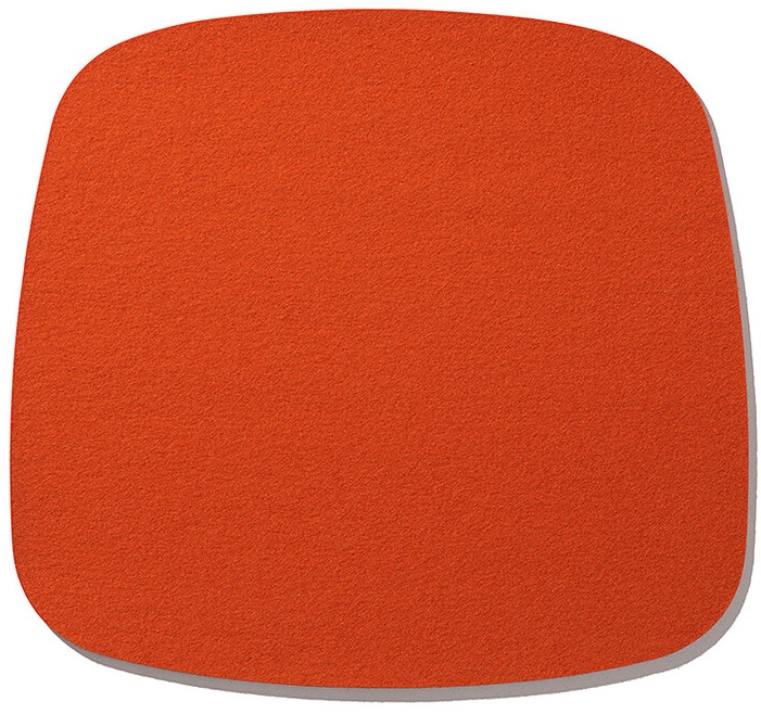 Sitzauflage Eames Armchair Hey-Sign orange, Designer Bernadette Ehmanns, 0.5x37x35 cm