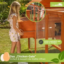 My Animal Hühnerstall XXL MH-22 0 x 0 x 0 cm grau/weiß