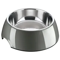 HUNTER Melamin Futter- und Trinknapf | Grau, 160 ml
