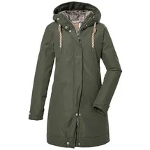 G.I.G.A. DX by killtec Parka GW 13 WMN PRK Wasserabweisender, winddichter Damenparka mit verstellbarer Kapuze grün 44 EU