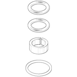Dornbracht Dichtungssatz für Auslauf Ersatzteile 90141502000 70x110x10mm 9014150200090
