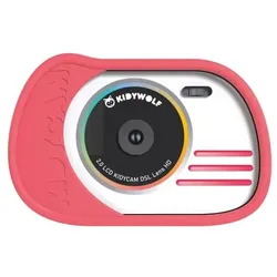 Kidywolf Foto- und Videokamera rosa