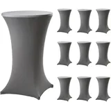 Trutzholm Stehtischhusse Grau Ø 60 cm 10er Set