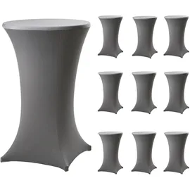 Trutzholm Stehtischhusse Grau Ø 60 cm 10er Set