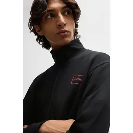 Hugo Laze Zip Sweatjacke Herren Schwarz XL