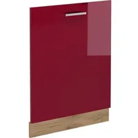 Vicco - Geschirrspülblende R-Line, Bordeaux Hochglanz, 60 cm ohne