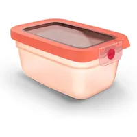 Emsa oneClick orange, B:11,71cm H:8,25cm L:17,49cm, Polyprophylen (PP), Lebensmittelaufbewahrungsbehälter, Frischhaltedose, verschlossen mit nur 1 x Klick, 100% dicht, made in Germany