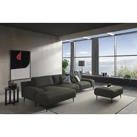 Designwerk Eckcouch Polyester 2-Sitzer Grün