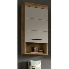 inn.furn Hängeschrank in Sand und Eiche 37 x 79 cm, Shawn