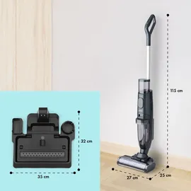 Klarstein Caswell Plus Nass-/Trockensauger kabellos akkubetrieben LED-Display