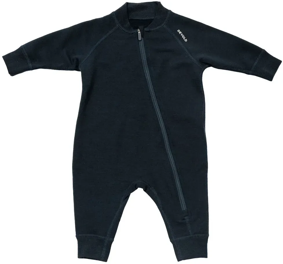 Devold of Norway Nibba Merino Playsuit Baby ink (284A-clothing) 98