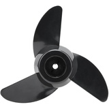 banapoy Außenbord-Elektromotor-Propeller, 12 V 24 V 3-Blatt-verdickter Kunststoff-Außenbord-Bootsmotor-Propeller für 28-lb-36-lb-46-lb-Außenbordmotor-Propeller-Zubehör