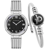 roccobarocco Quarz Leder 36 mm RB.4469S-01M