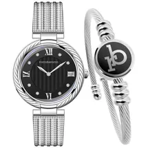 roccobarocco Quarz Leder 36 mm RB.4469S-01M