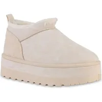 VAN HILL Winter Boots in Beige