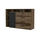 Forte Sideboard / holzfarben ¦ Maße cm B: 153,1 H: 98,5 T: 41,3