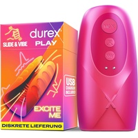 DUREX Play Slide & Vibe Männlicher Streichler Pink Silikon