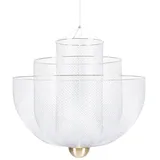 Moooi Meshmatics 3-flg. Ø 90 cm Stahl/Messing