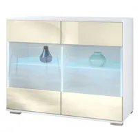 Vladon Kommode, Creme, 92.5x75.5x35 cm, Wohnzimmer, Kommoden & Sideboards,