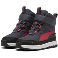 Puma Evolve Boot Puretex AC+PS Sneaker, Galactic Gray-Tart Cherry Black, 30 EU