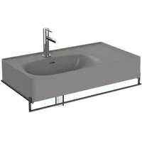 Vitra Equal Waschtisch-Set 66054 mit Waschtisch asymmetrisch 80 cm,