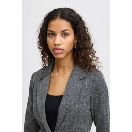 ICHI Kurzblazer IHKATE JACQUARD BL4 20121600 moderner Blazer in Grau | Gr.: XXL