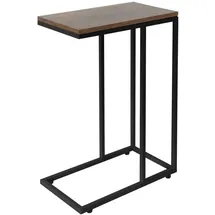 ML-Design Beistelltisch C-Form 45x25x64 cm Metallgestell