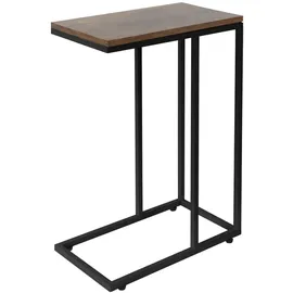 ML-Design Beistelltisch C-Form 45x25x64 cm Metallgestell