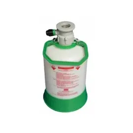 ich-zapfe Reinigungsbehälter 5l (Fitting zur Auswahl), Zapfkopf:Flach