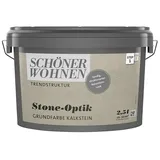 SCHÖNER WOHNEN-Farbe Trendstruktur Dekoputz-Basis Stone-Optik Grundfarbe  (Kalkstein, 2,5 l)