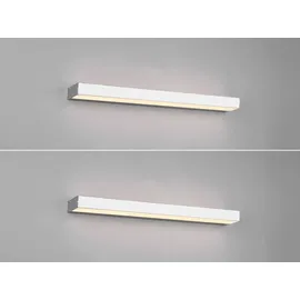 meine wunschleuchte Spiegelleuchte 2er Set Warmweiß Silber 60 cm