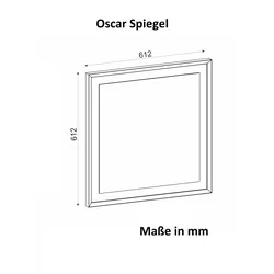 moebel17 Spiegel Oscar Walnuss