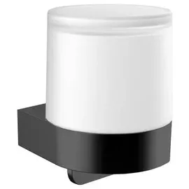 Emco Flow Flüssigseifenspender mit Stülpbecher, 2721, Farbe: schwarz,