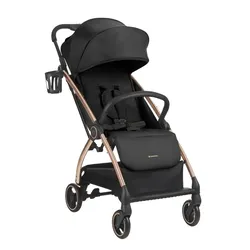 Kikkaboo Kinderwagen, Buggy Joy bis 22 kg, Rückenlehne verstellbar, faltbar schwarz