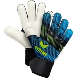 ERIMA Equipment - Torwarthandschuhe Skinator Match, Curacao/Green Gecko, 10