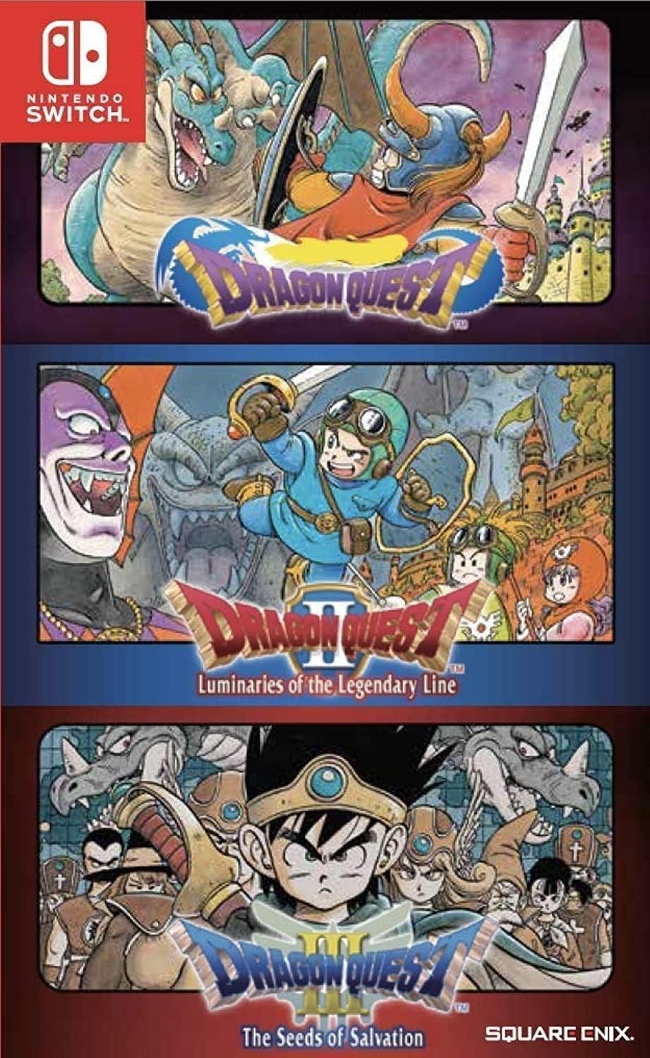 NSW Dragon Quest I, II & III (1, 2 & 3) Kollektion (#), Schwarz, 225353