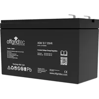 Offgridtec AGM 7Ah 20HR 12V - Solar Batterie Akku Extrem zyklenfest