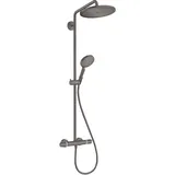 Hansgrohe Croma Select S Showerpipe 280 1-jet mit Thermostat Schwarz 26890340
